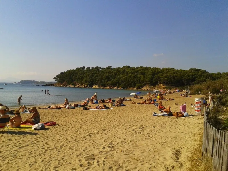 Plage de Cabasson en été