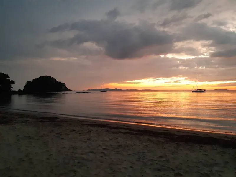 Coucher de soleil sur la Méditerranée
